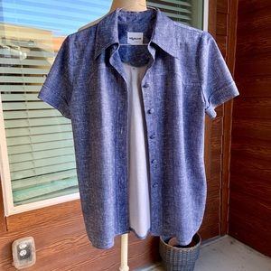 Sir Julian denim look baseball jersey